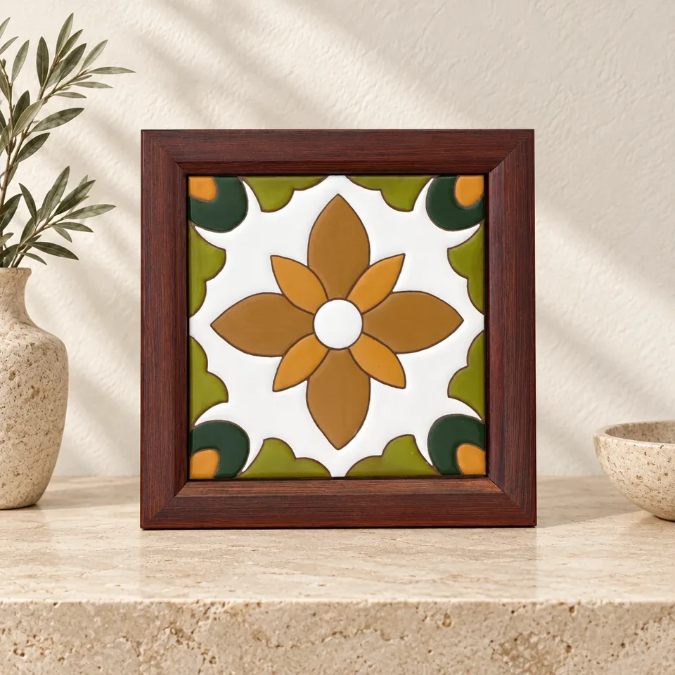 Premium front view of Golden Folk Flower
